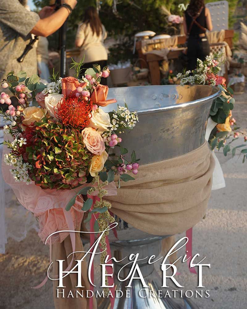 Διακόσμηση βάπτισης Angelic HEART