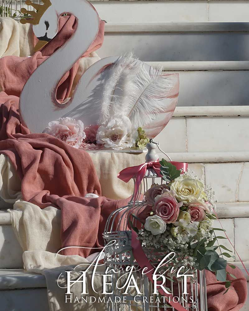 Διακόσμηση βάπτισης Angelic HEART