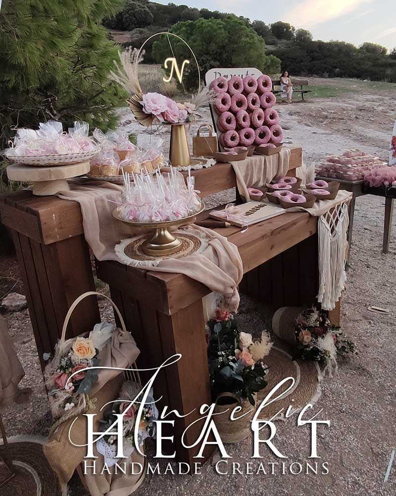 Διακόσμηση βάπτισης Angelic HEART