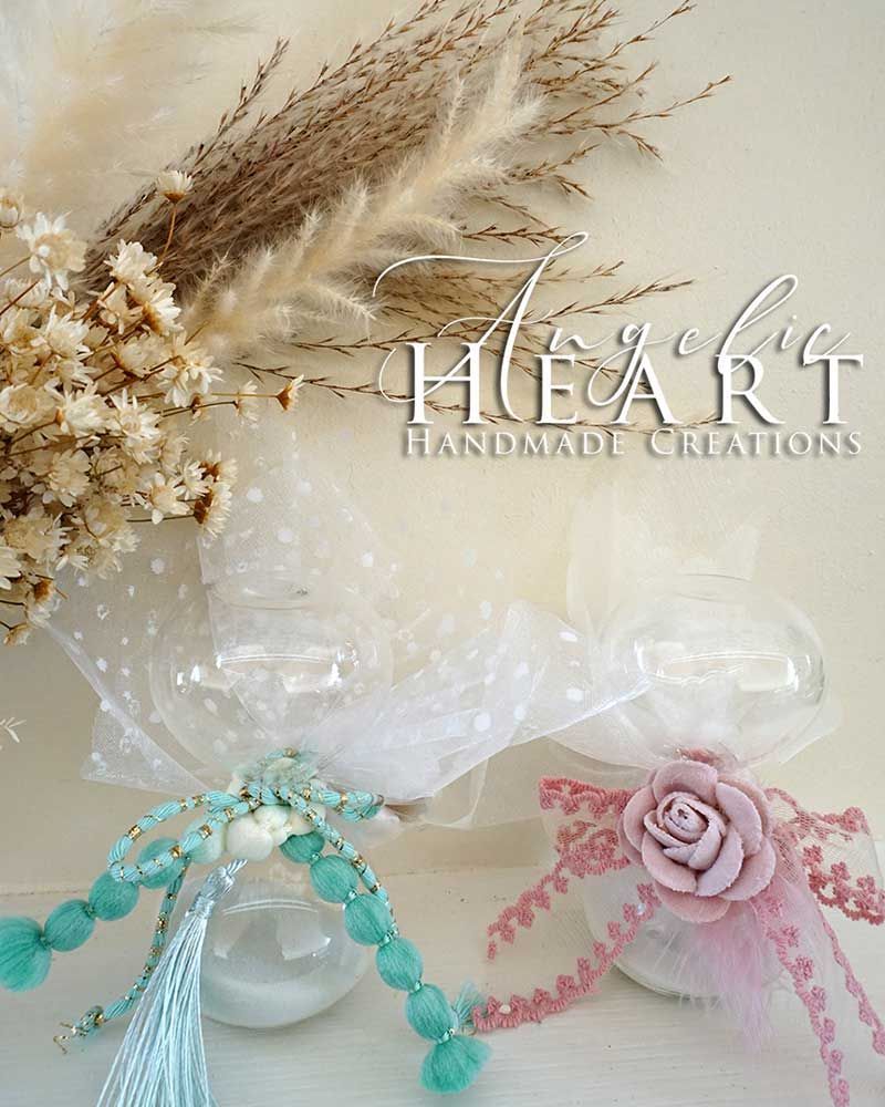 Μπομπονιέρες Βάπτισης Angelic Heart