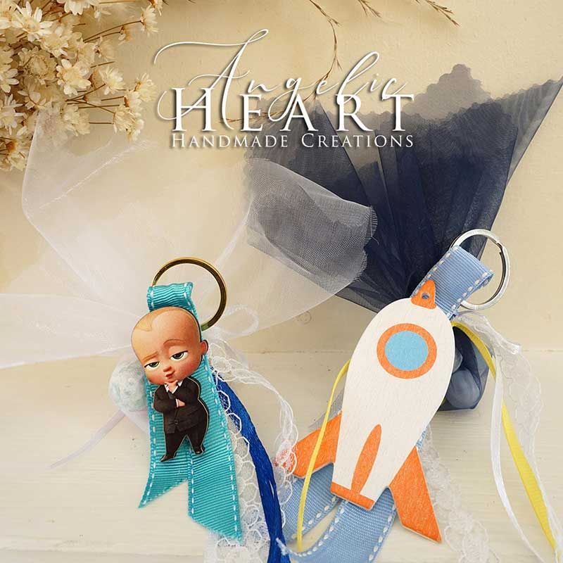 Μπομπονιέρες Βάπτισης Angelic Heart