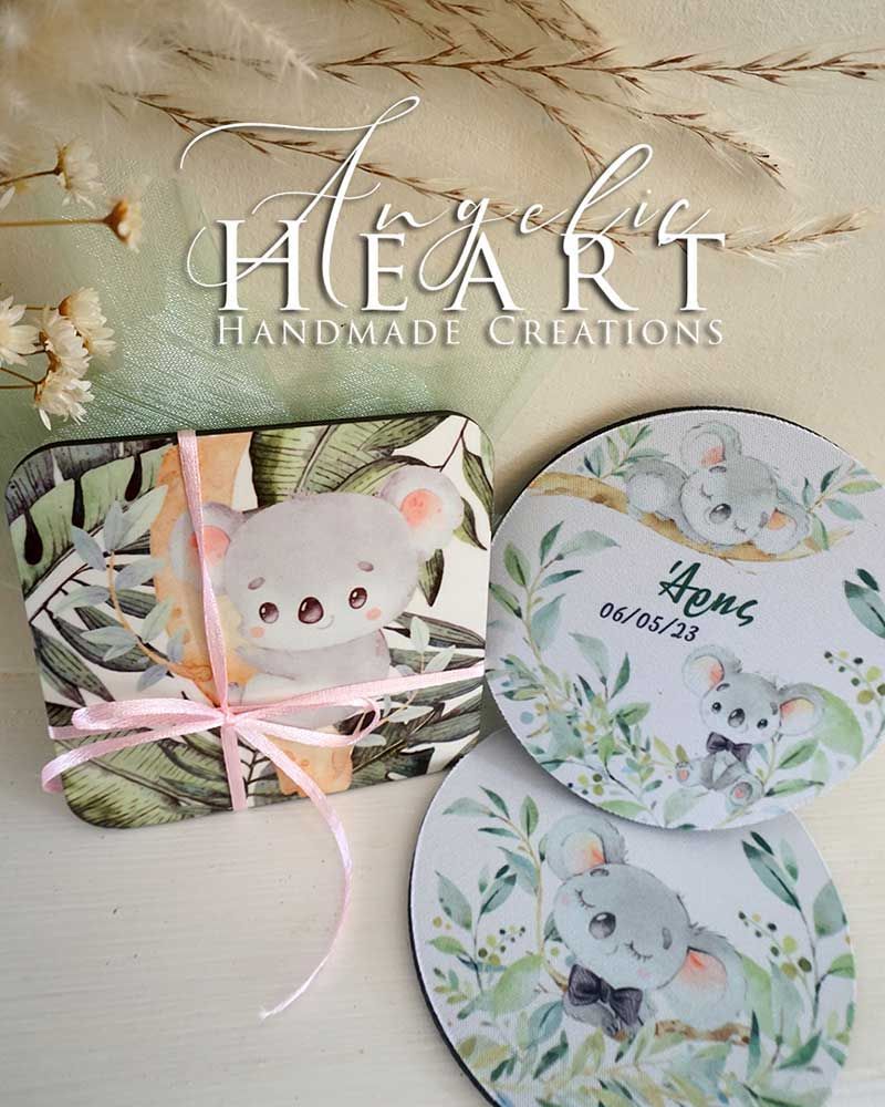 Μπομπονιέρες Βάπτισης Angelic Heart