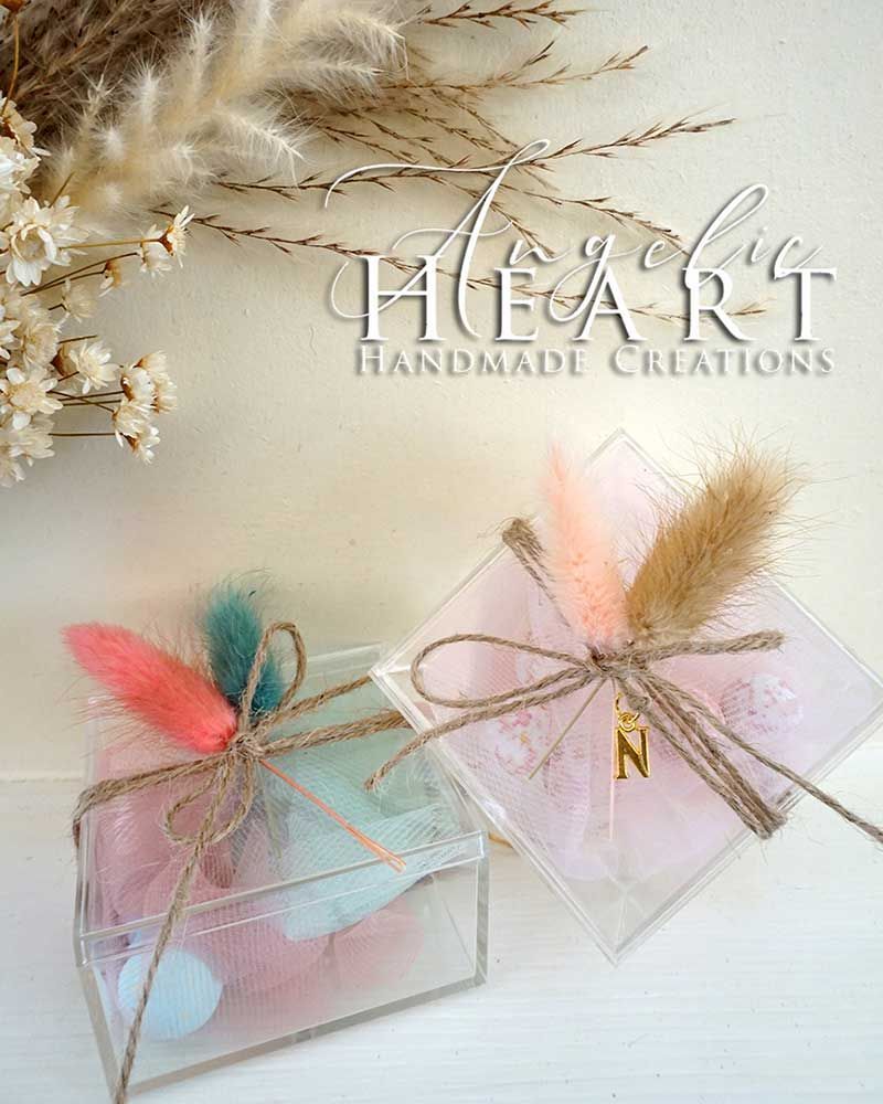 Μπομπονιέρες Βάπτισης Angelic Heart