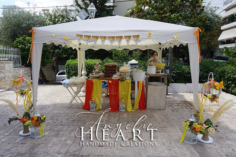 Διακόσμηση βάπτισης Angelic HEART