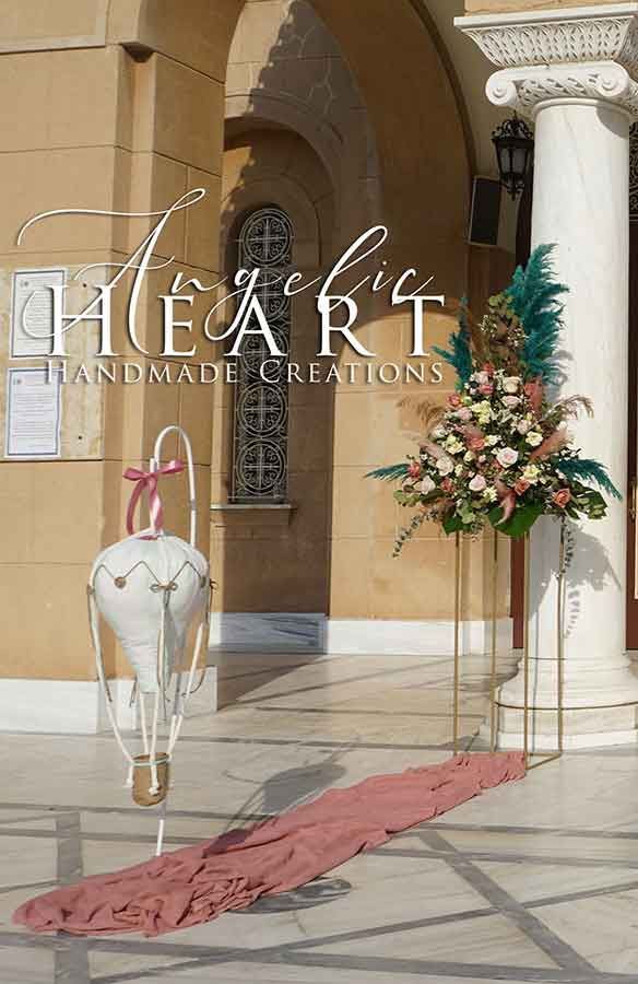 Christening Decoration Angelic Heart