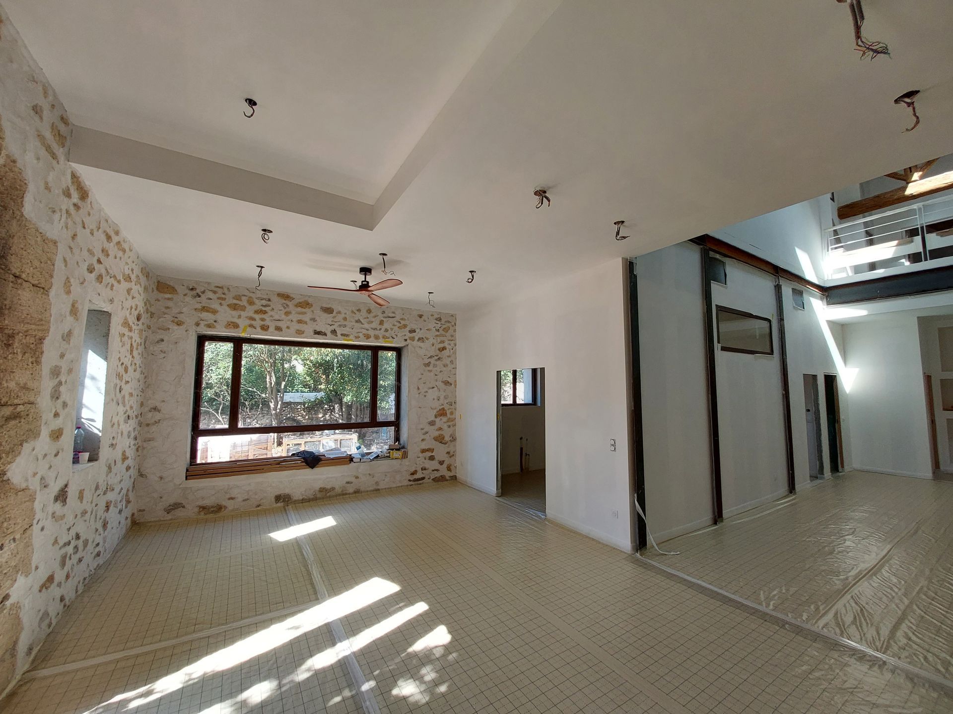 Nouvelles cloisons en plâtre