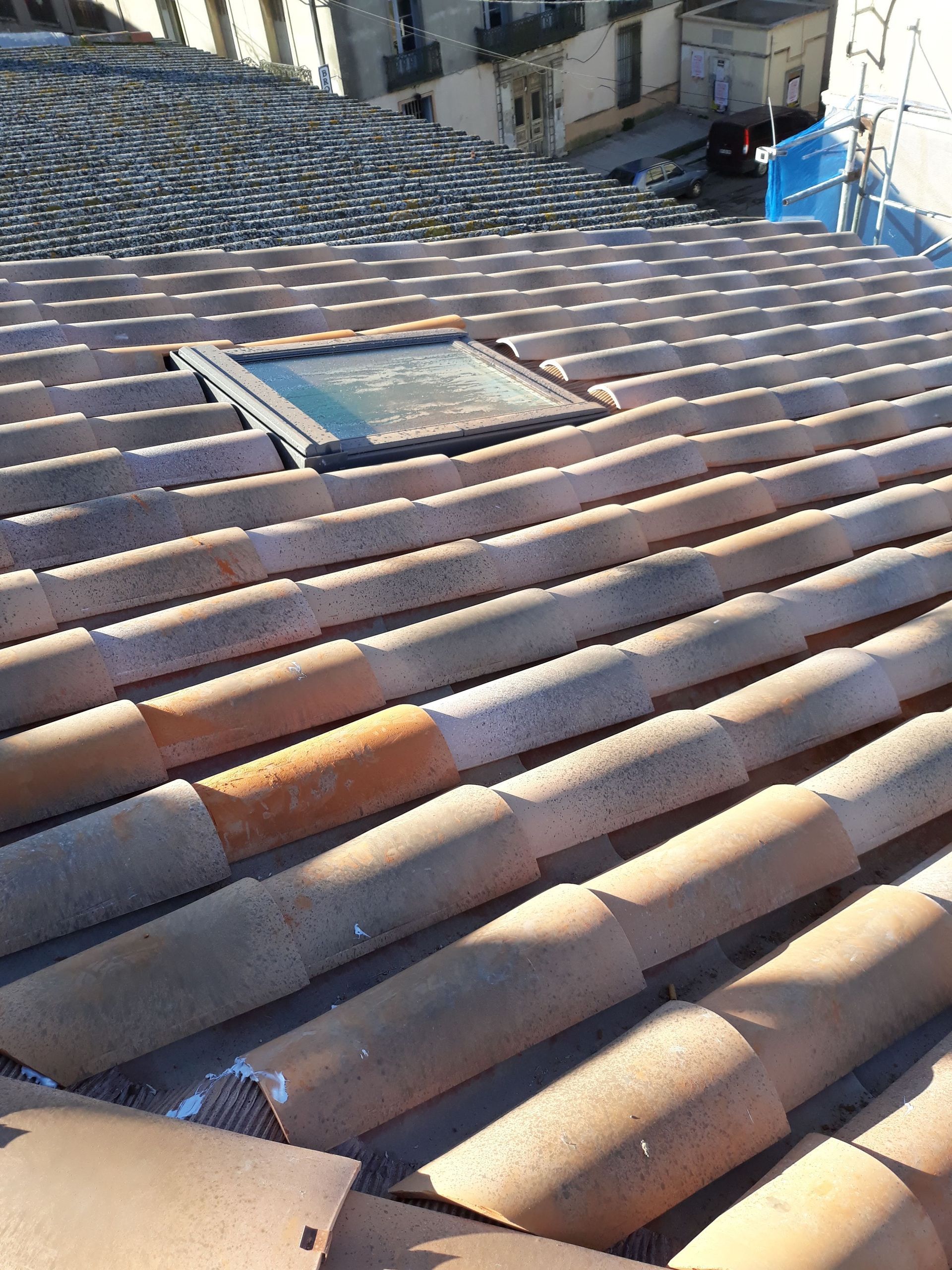 Couverture avec une fenêtre