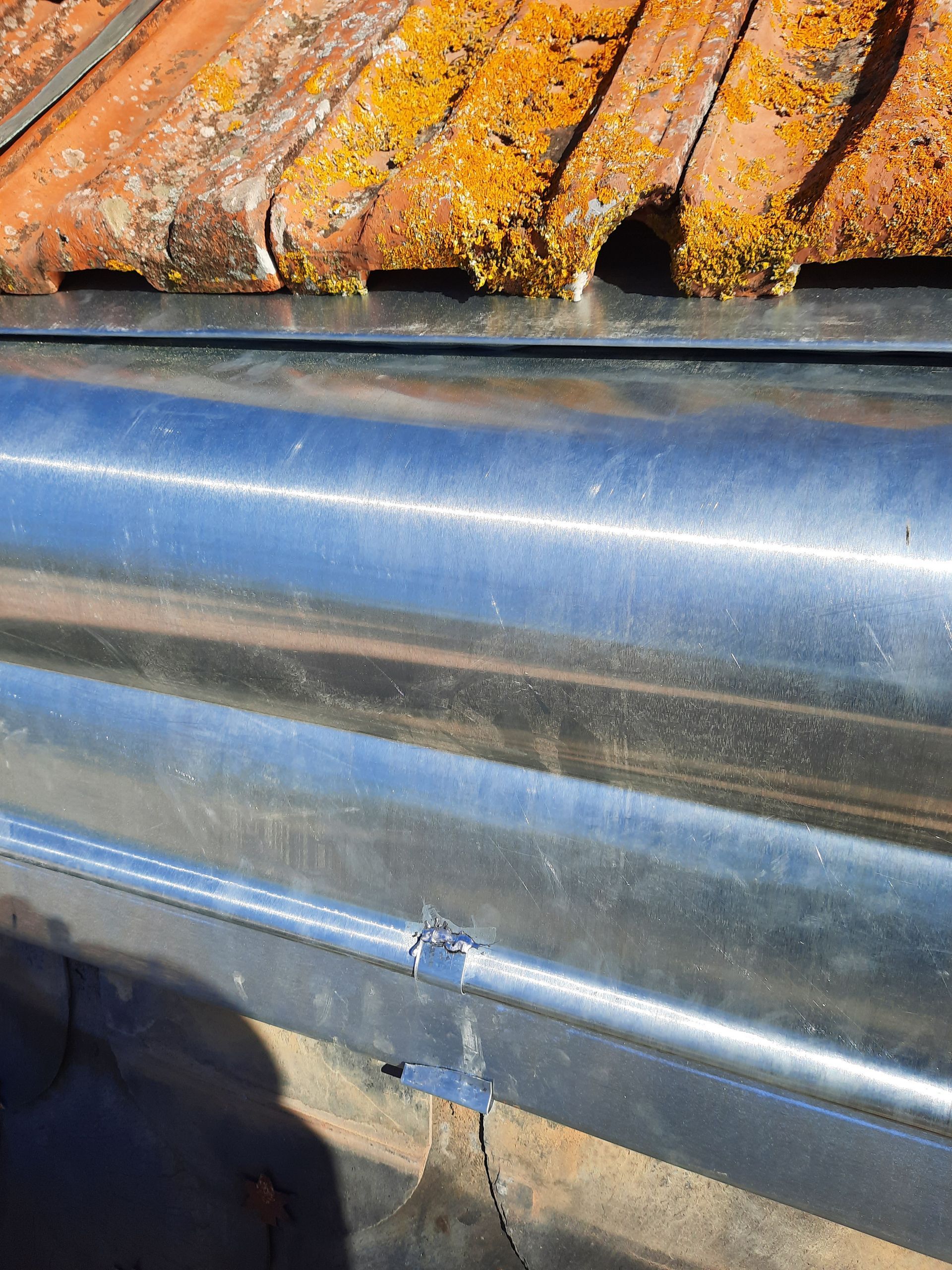 Gouttière d'une maison