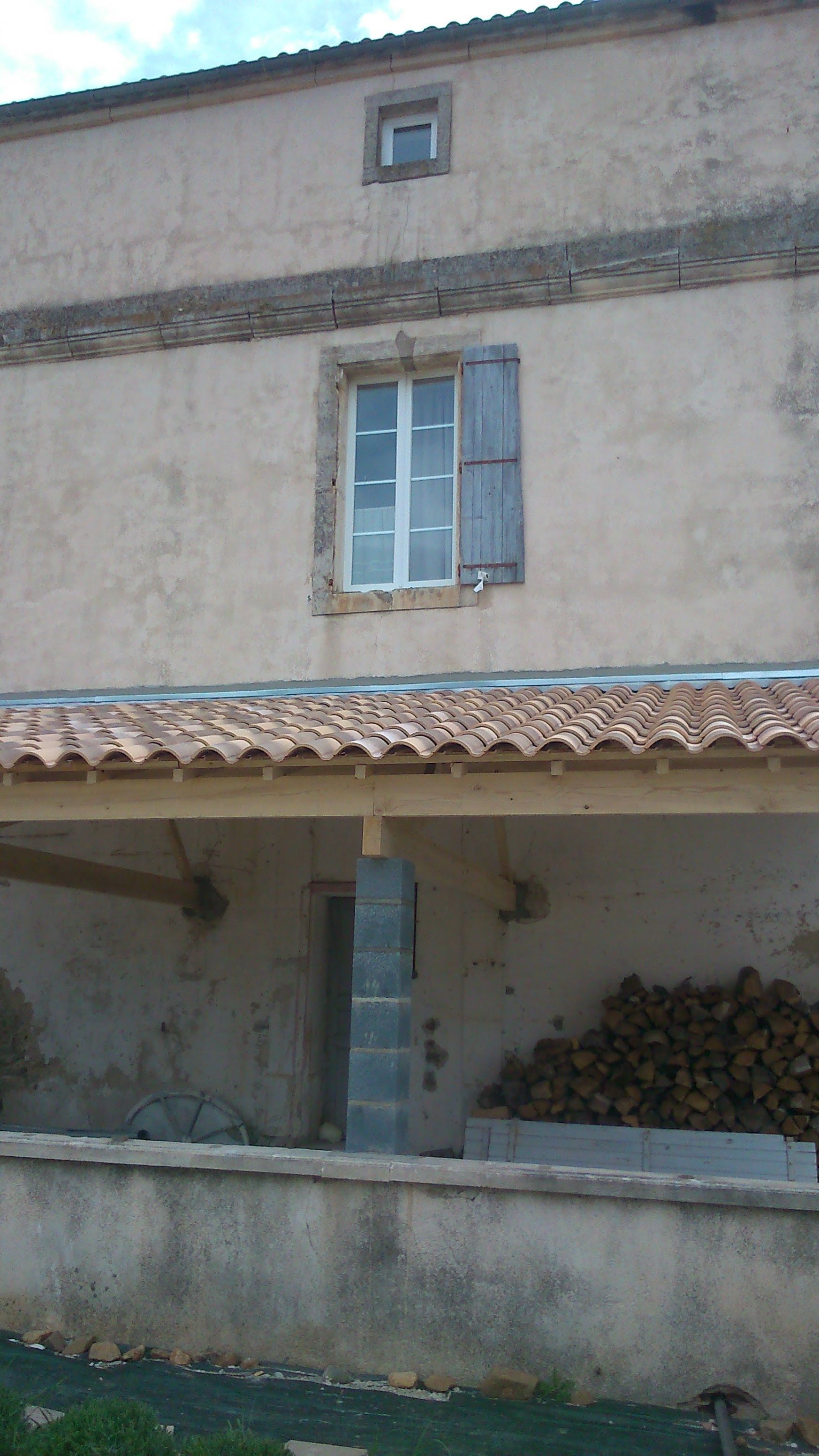 Ajout de solin sur un toit