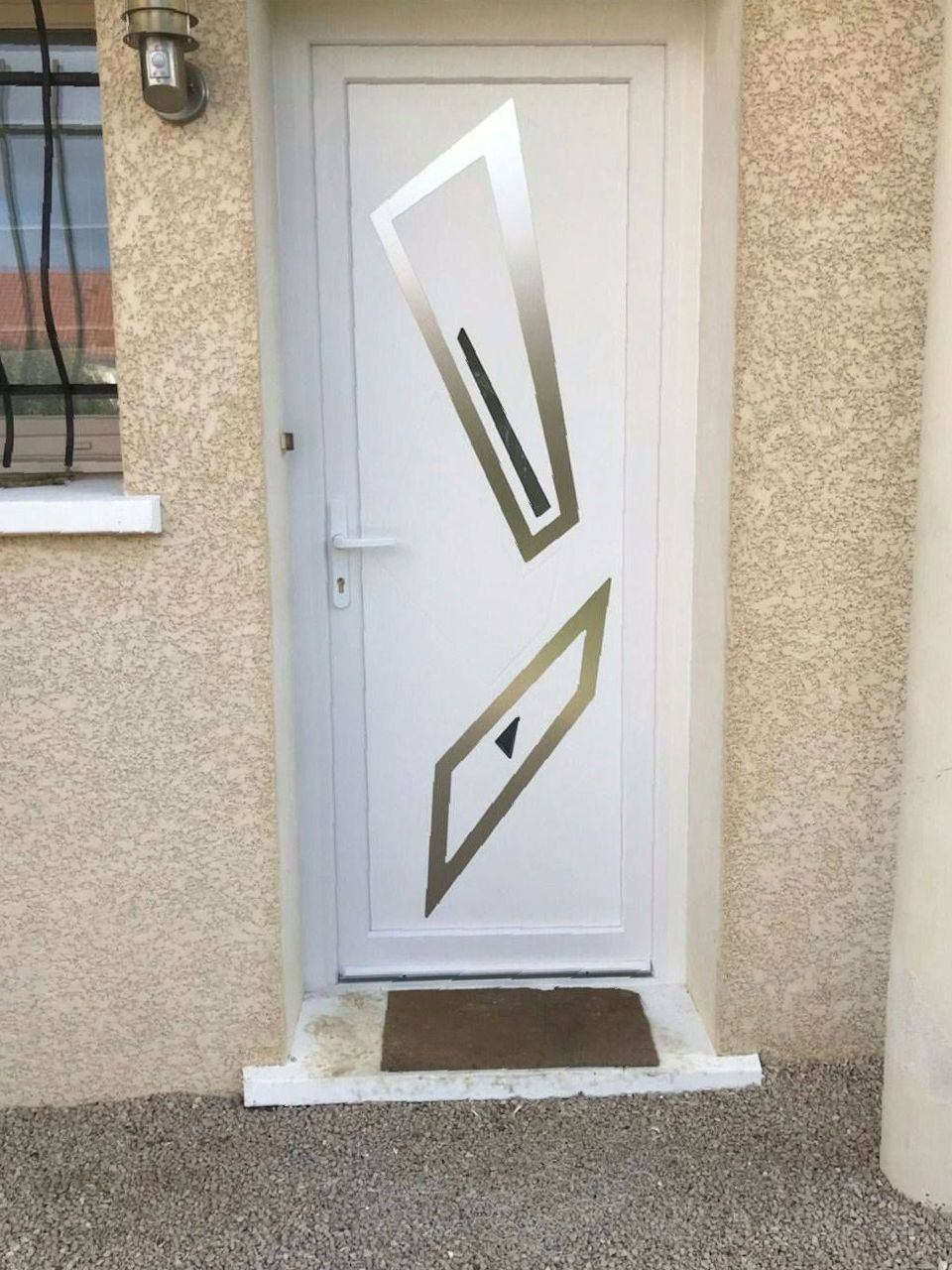 Une porte d'entrée moderne