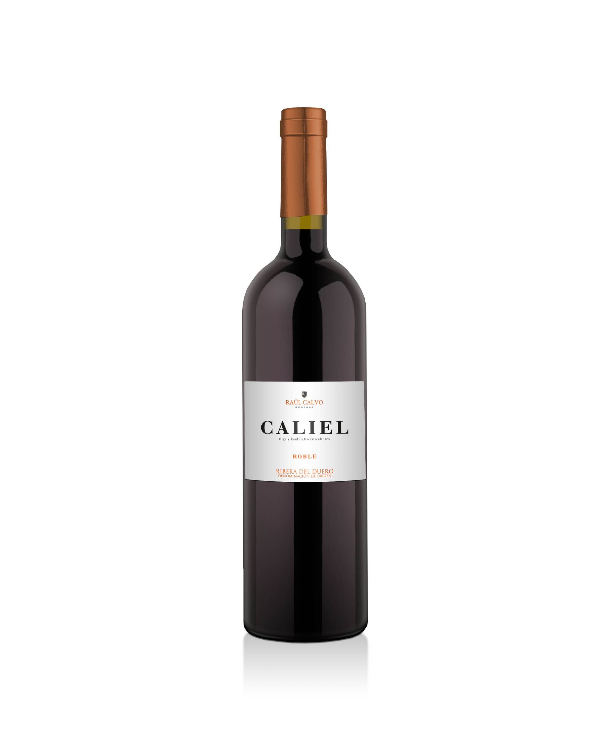 Una botella de vino con una etiqueta que dice Callill.