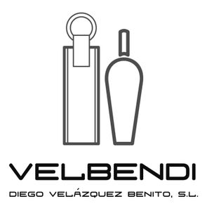 Un logotipo en blanco y negro para Velbendi Diego Velazquez Benito SL