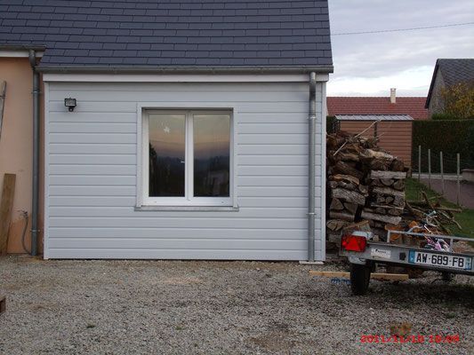 Bardage bois sur maison individuelle