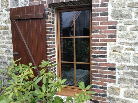 Fenêtre en bois après travaux