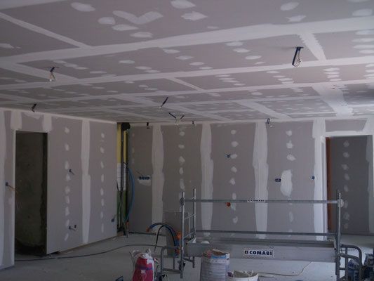 Murs et plafonds en Placoplâtre