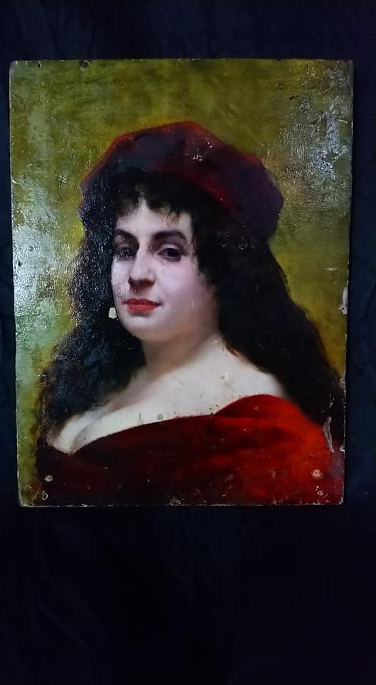 Antiquités Forest - Peinture femme