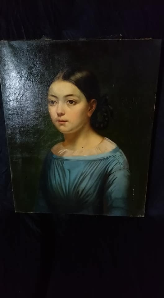 Antiquités Forest - Peinture fille