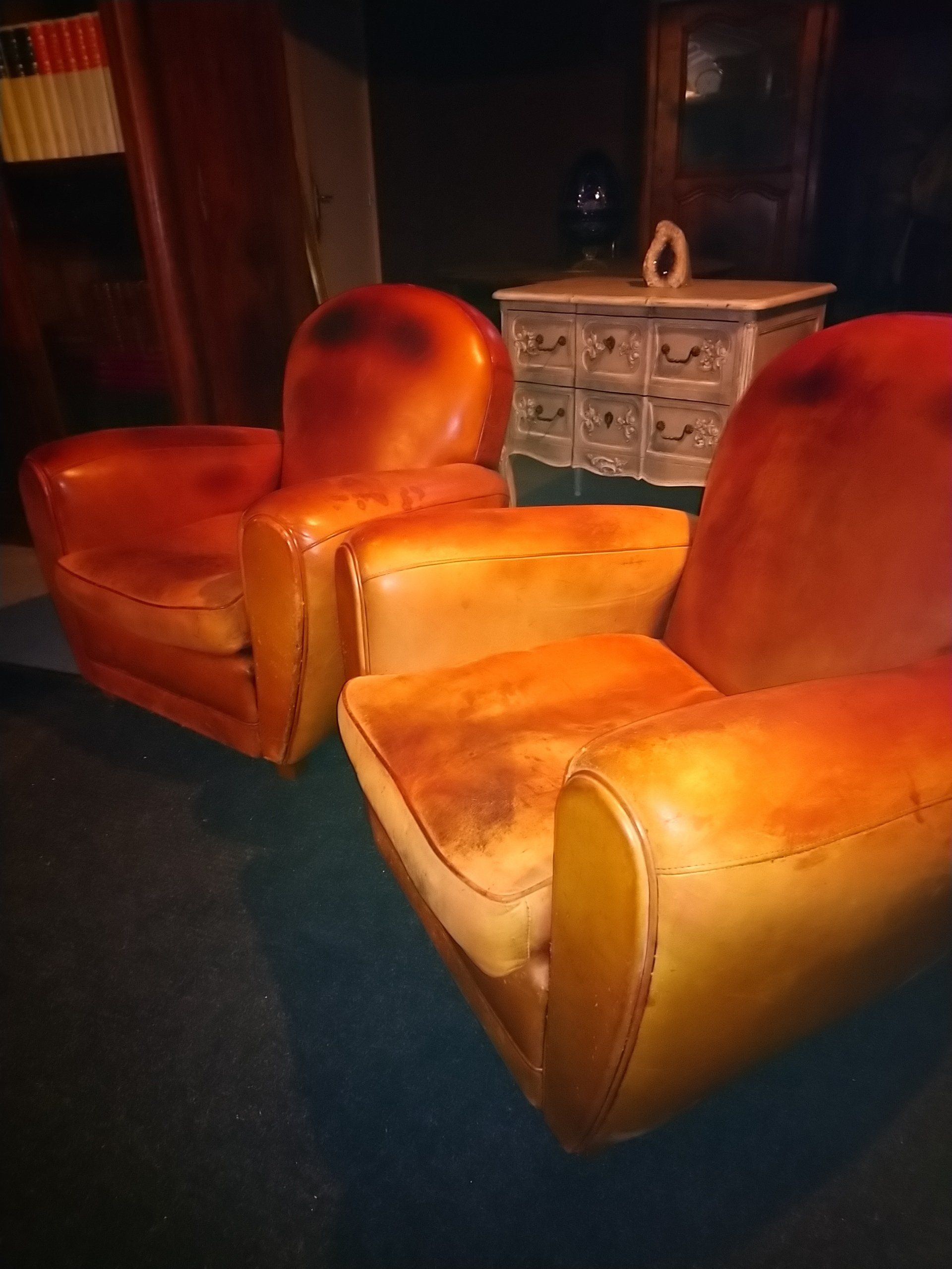 2 fauteuil de salon 1 place