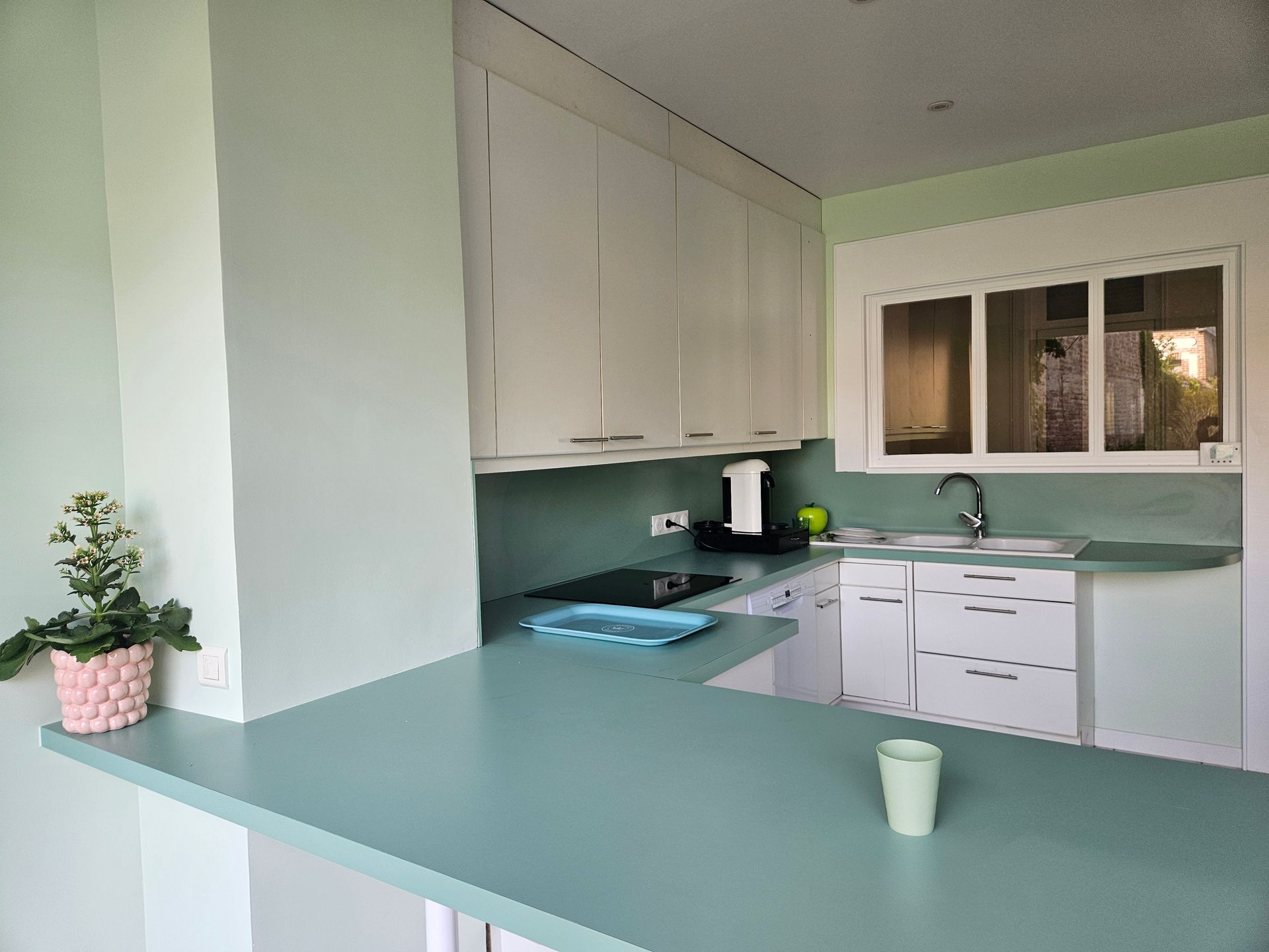 Cuisine vert menthe