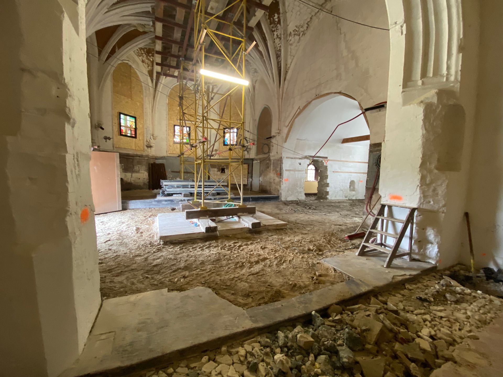 Une église en rénovation
