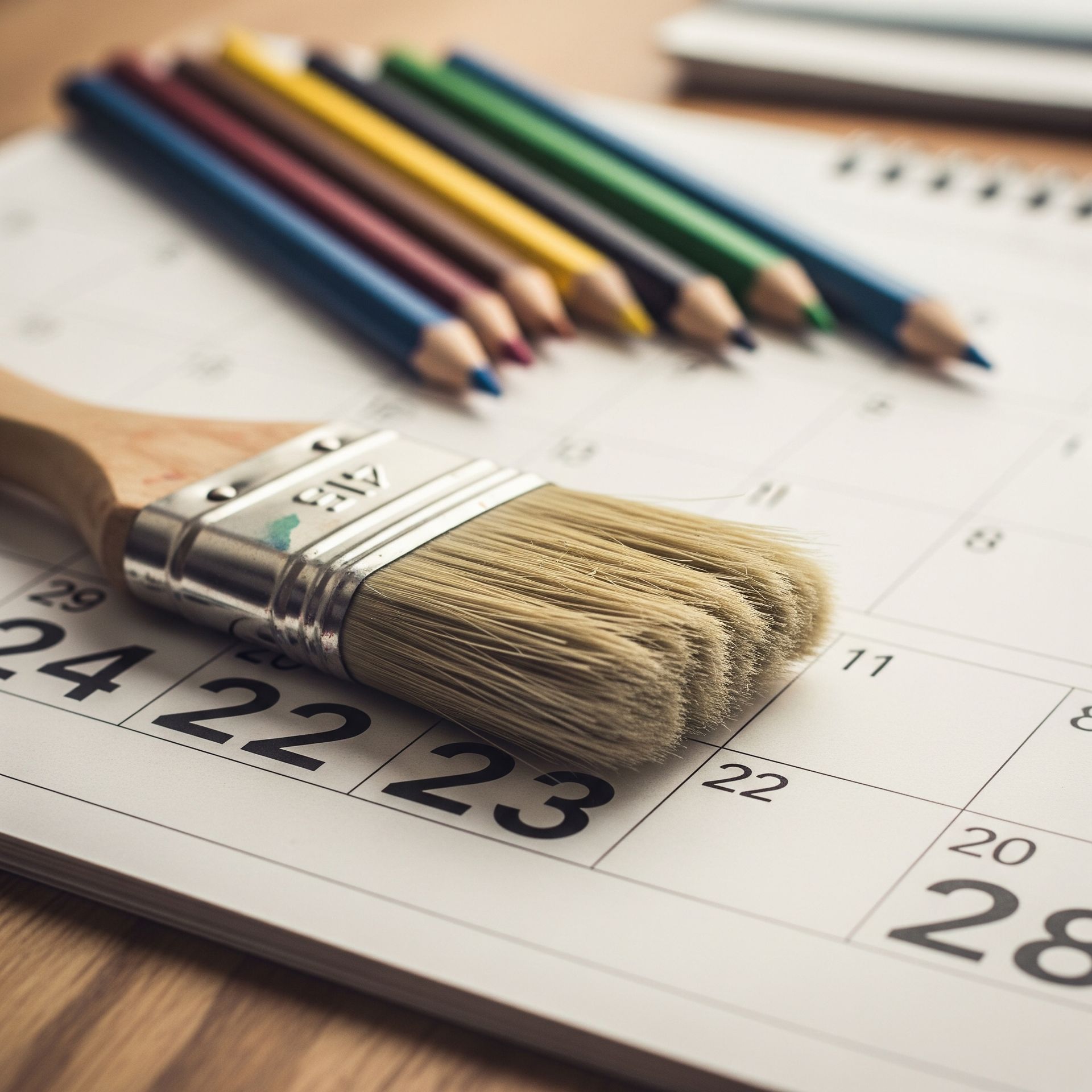 Un cuaderno está abierto en una página que dice 