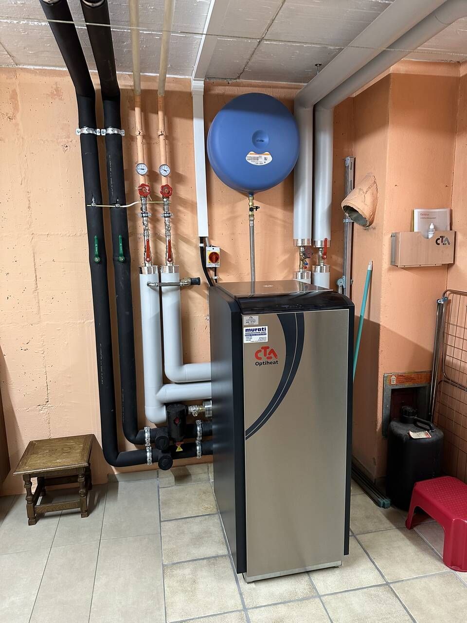 Heizungsanlage, Foto der Murati Gebäudetechnik GmbH