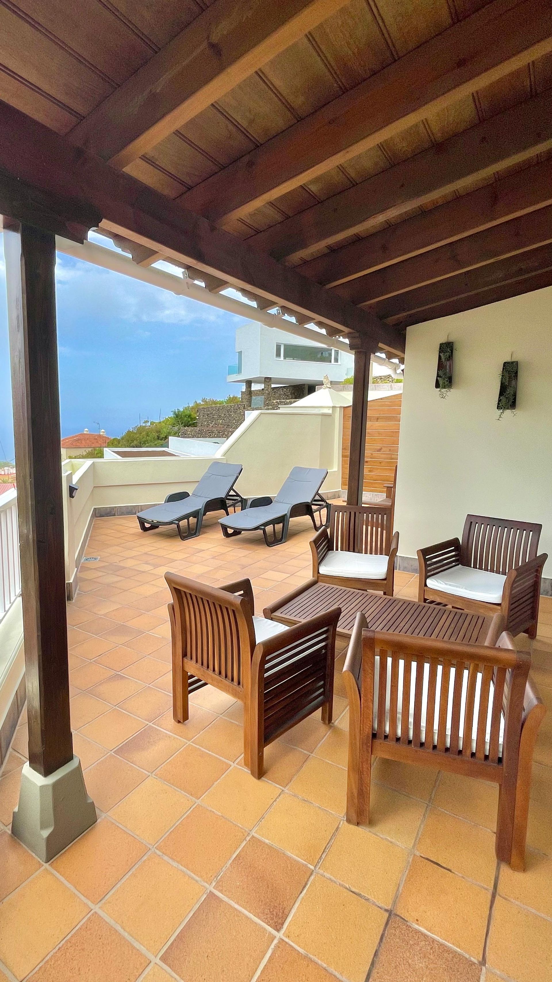 Sonnenterrasse von Ferienwohnung Vivienda 2