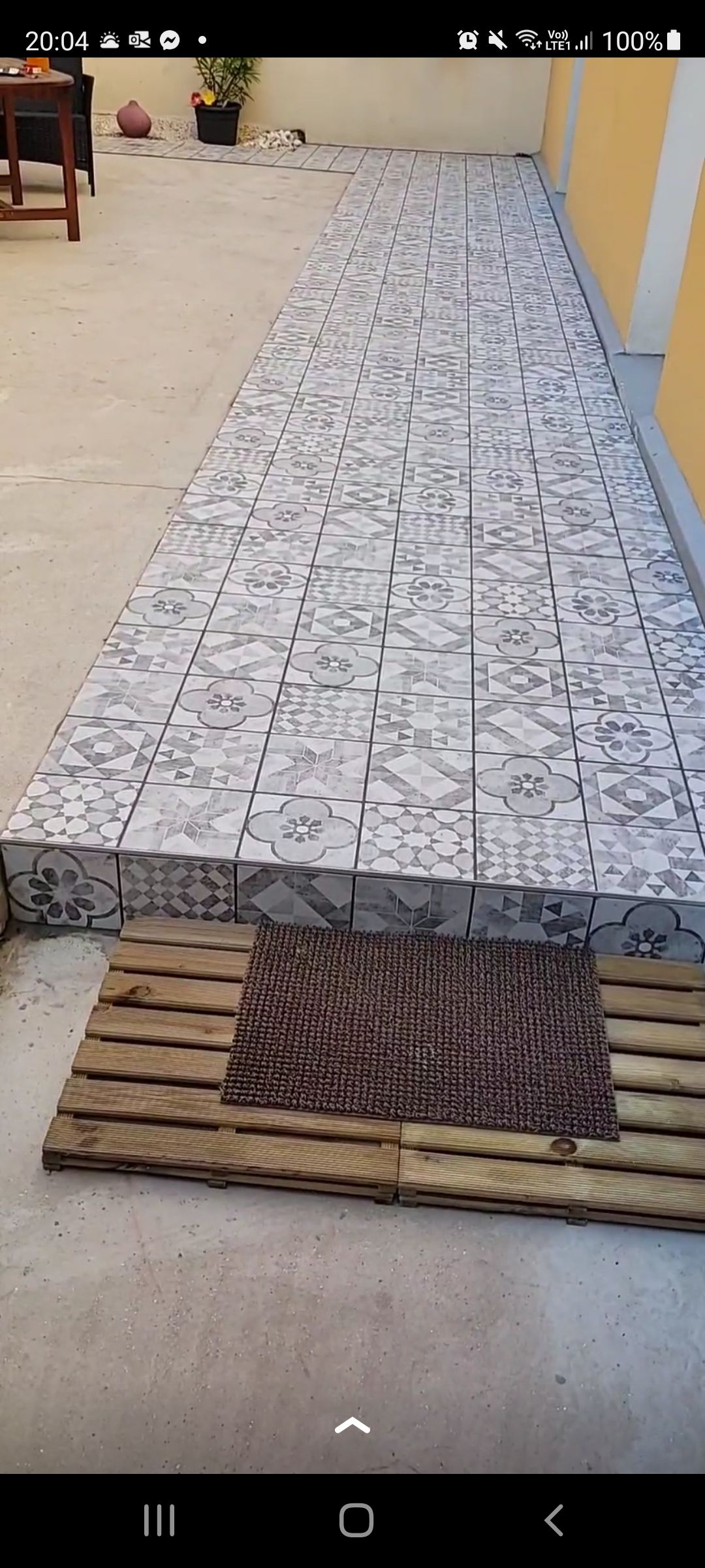 Couleur en mosaïque.