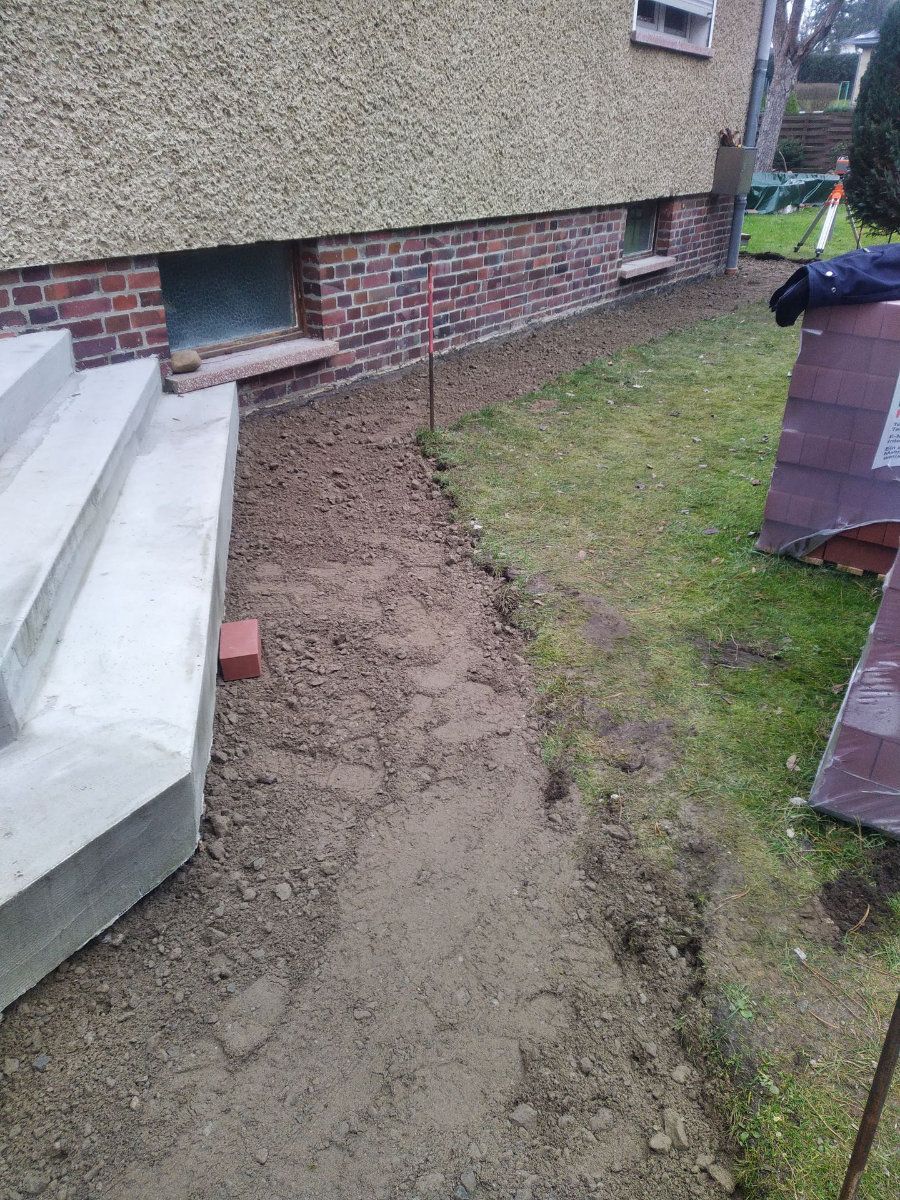 Neuer Eingangsbereich für ein Wohnhaus