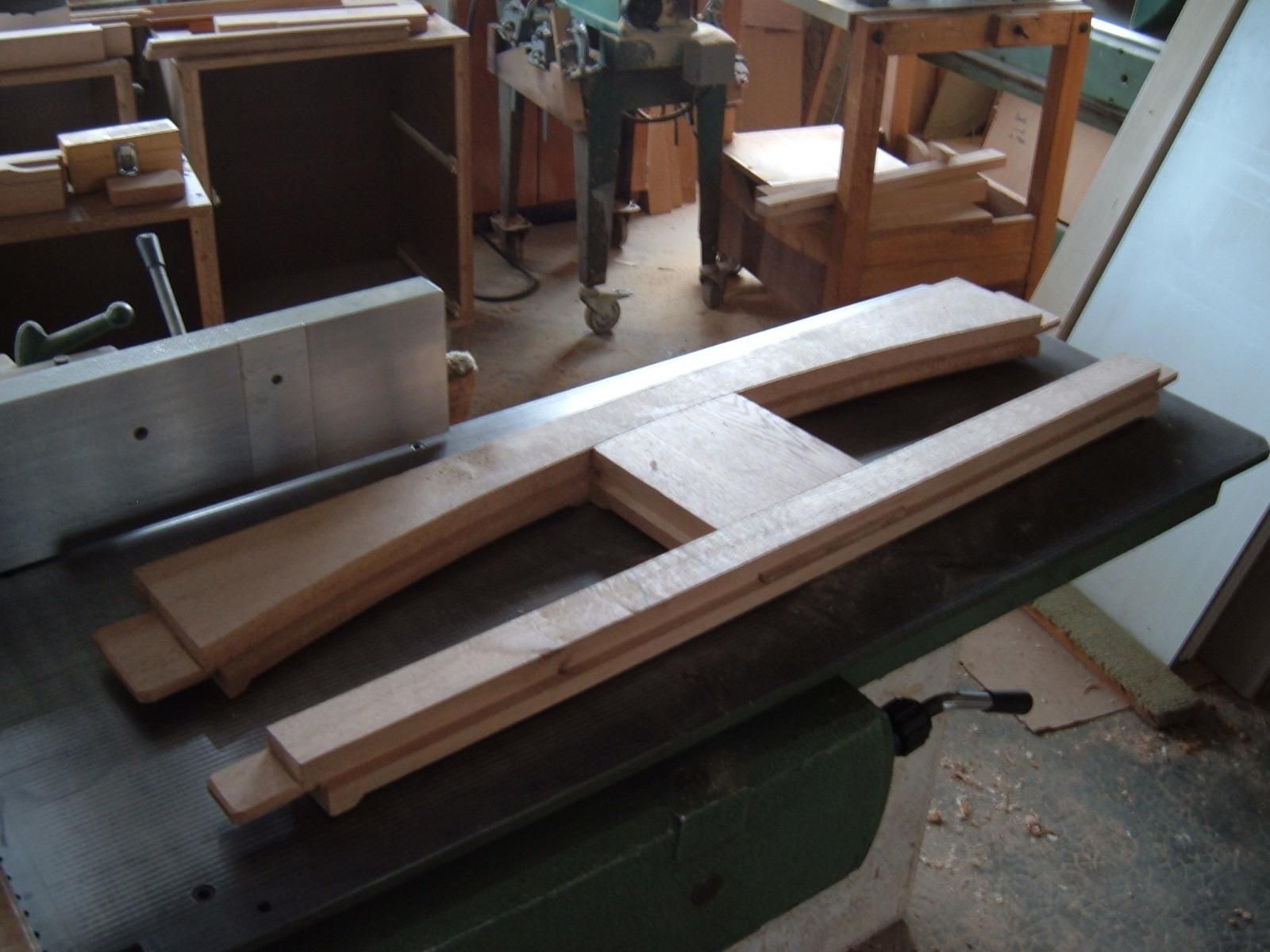 Structures en bois dans un atelier