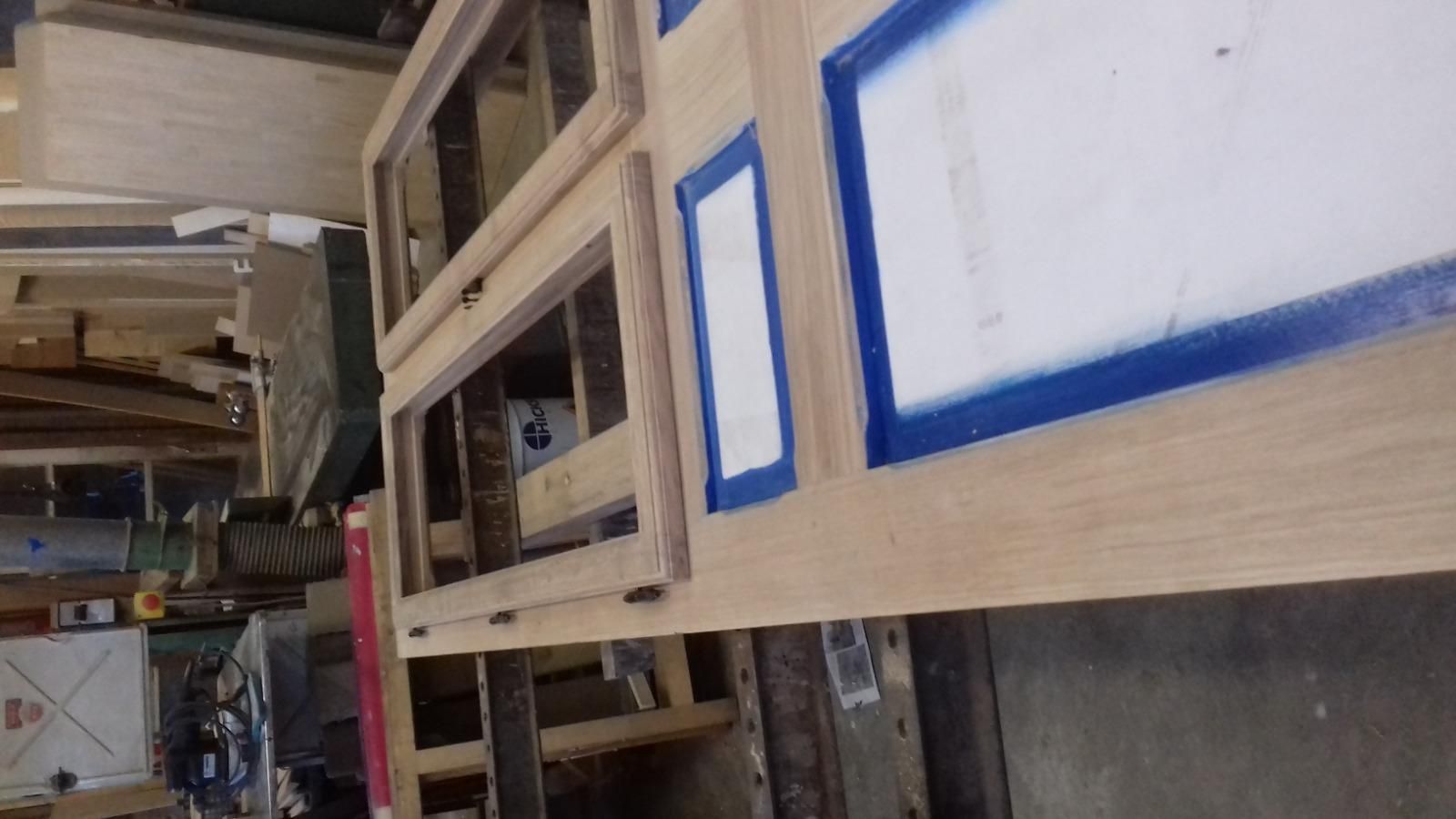 Porte en bois sans les vitres