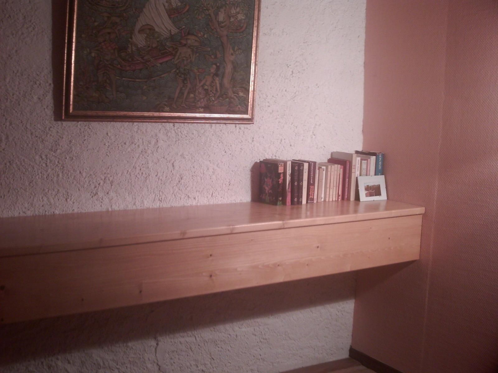 Livres sur une étagère