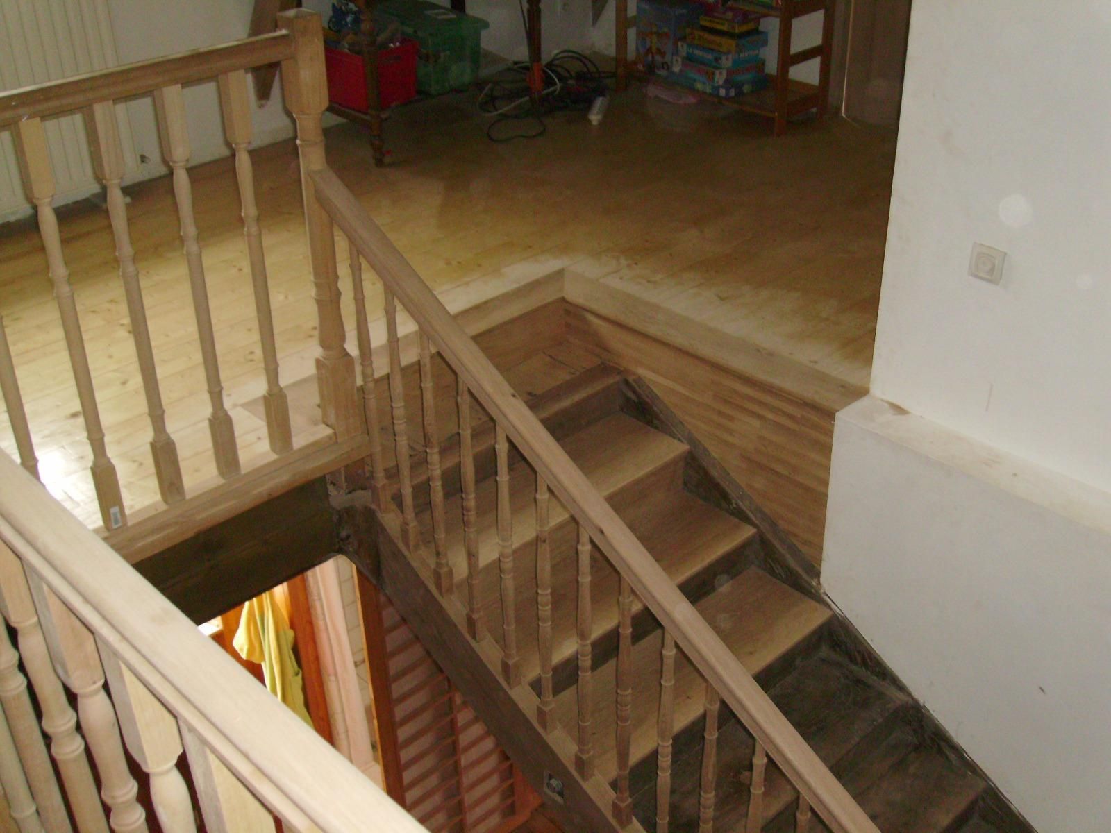 Escalier en bois neuf