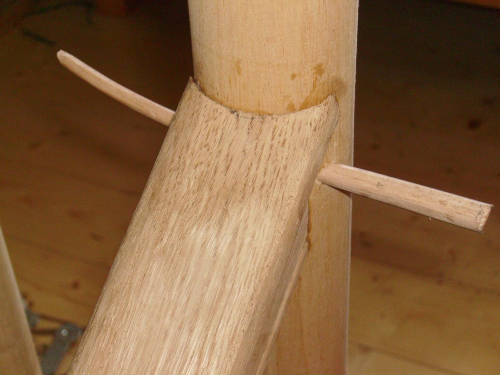 Focus sur une partie d'une rampe d'escalier