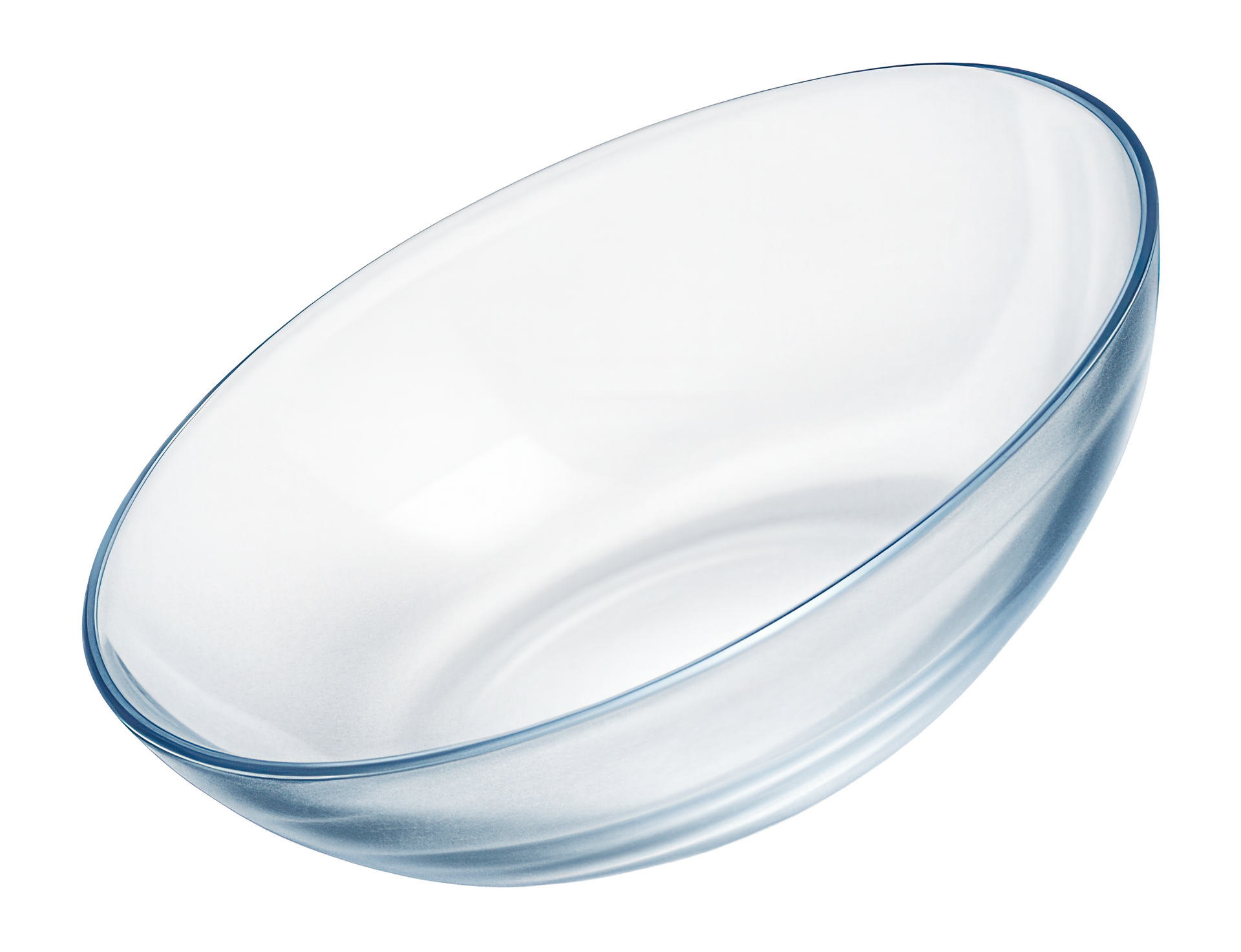 Une lentille de contact.