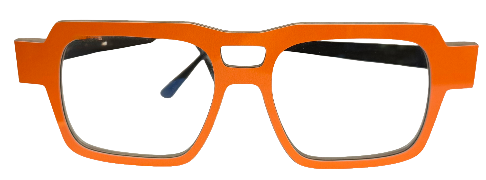 Lunettes de couleur orange