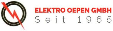 Ein Logo für die elektro oepen gmbh seit 1965