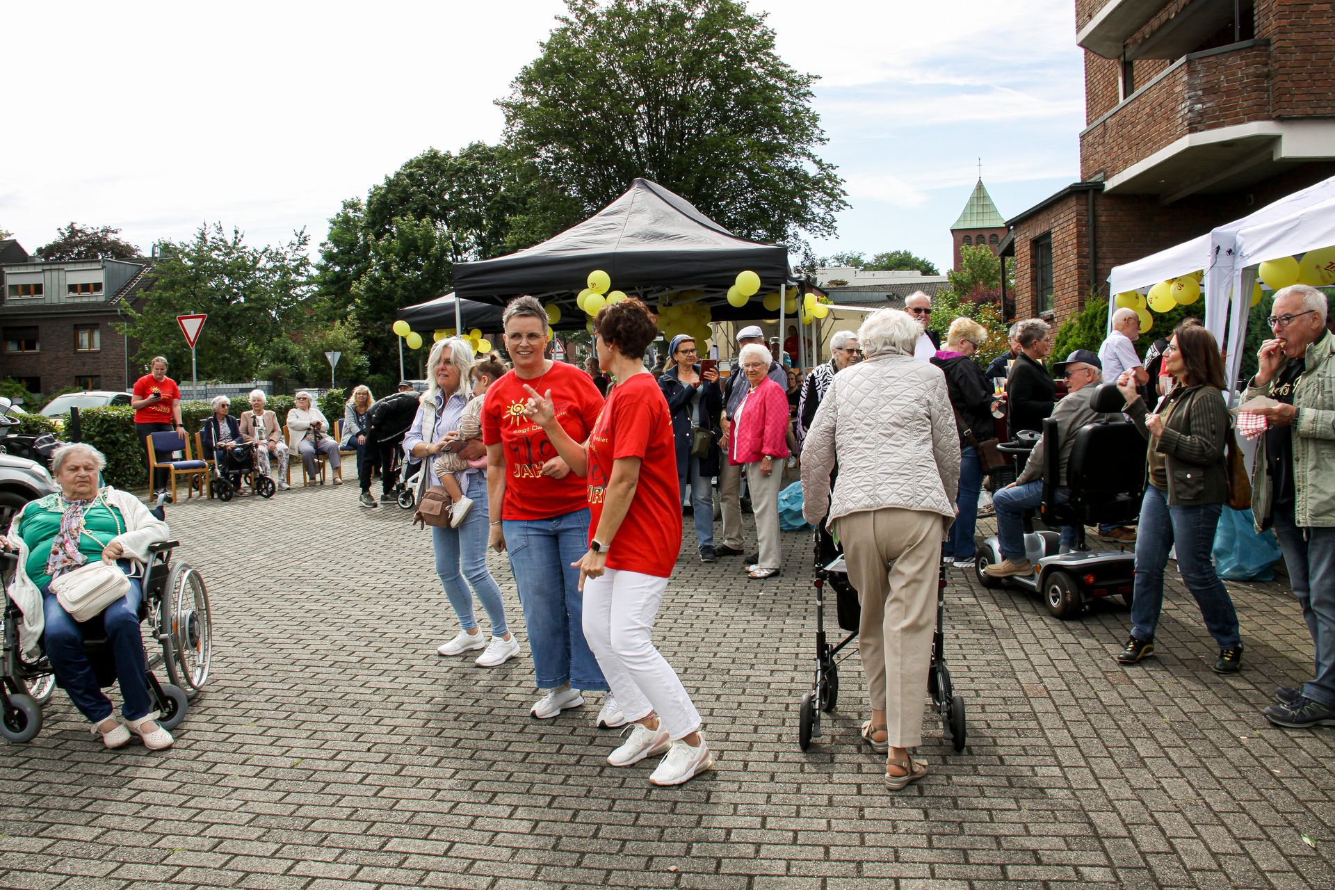 Rentner bei Veranstaltung