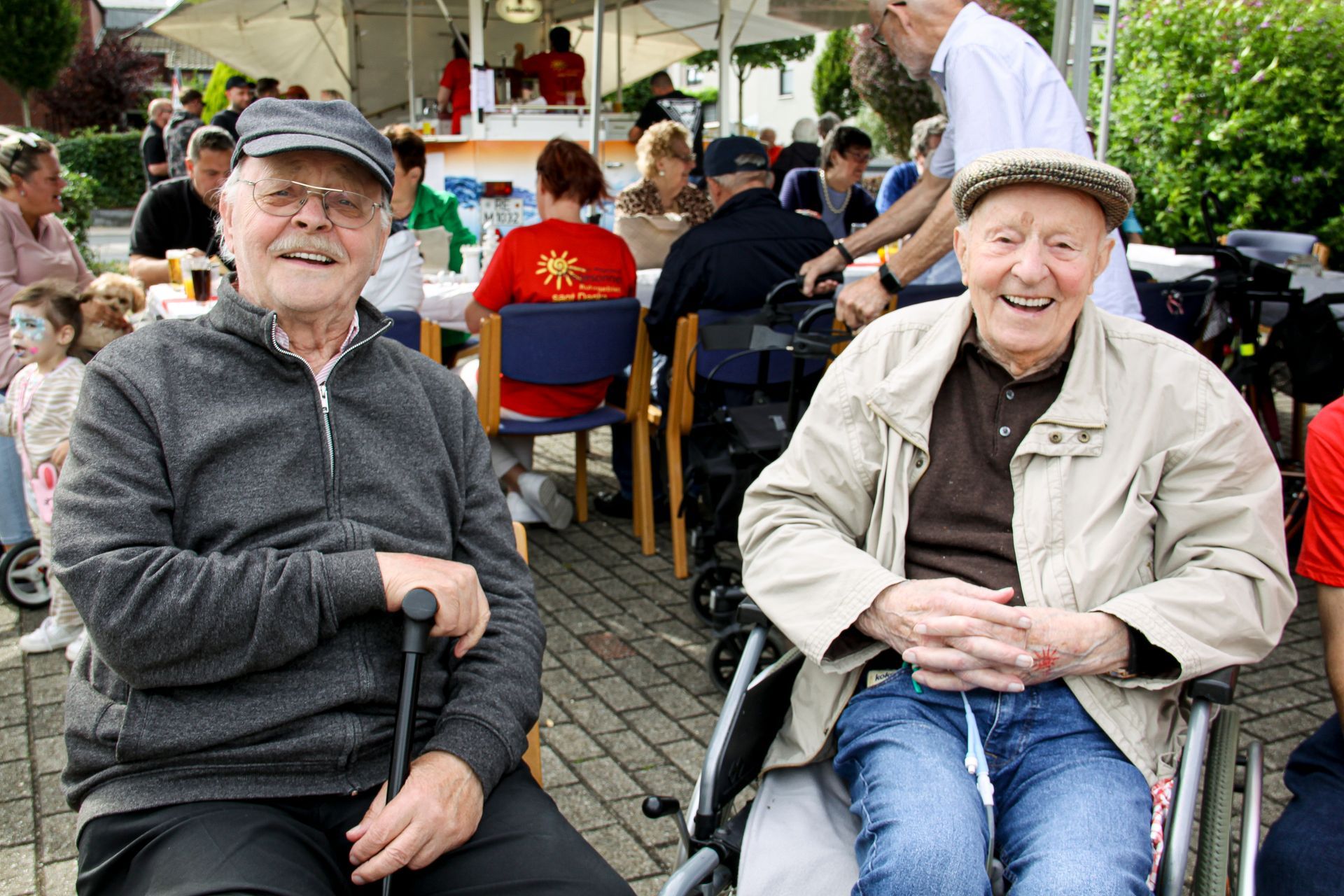Rentner bei Veranstaltung