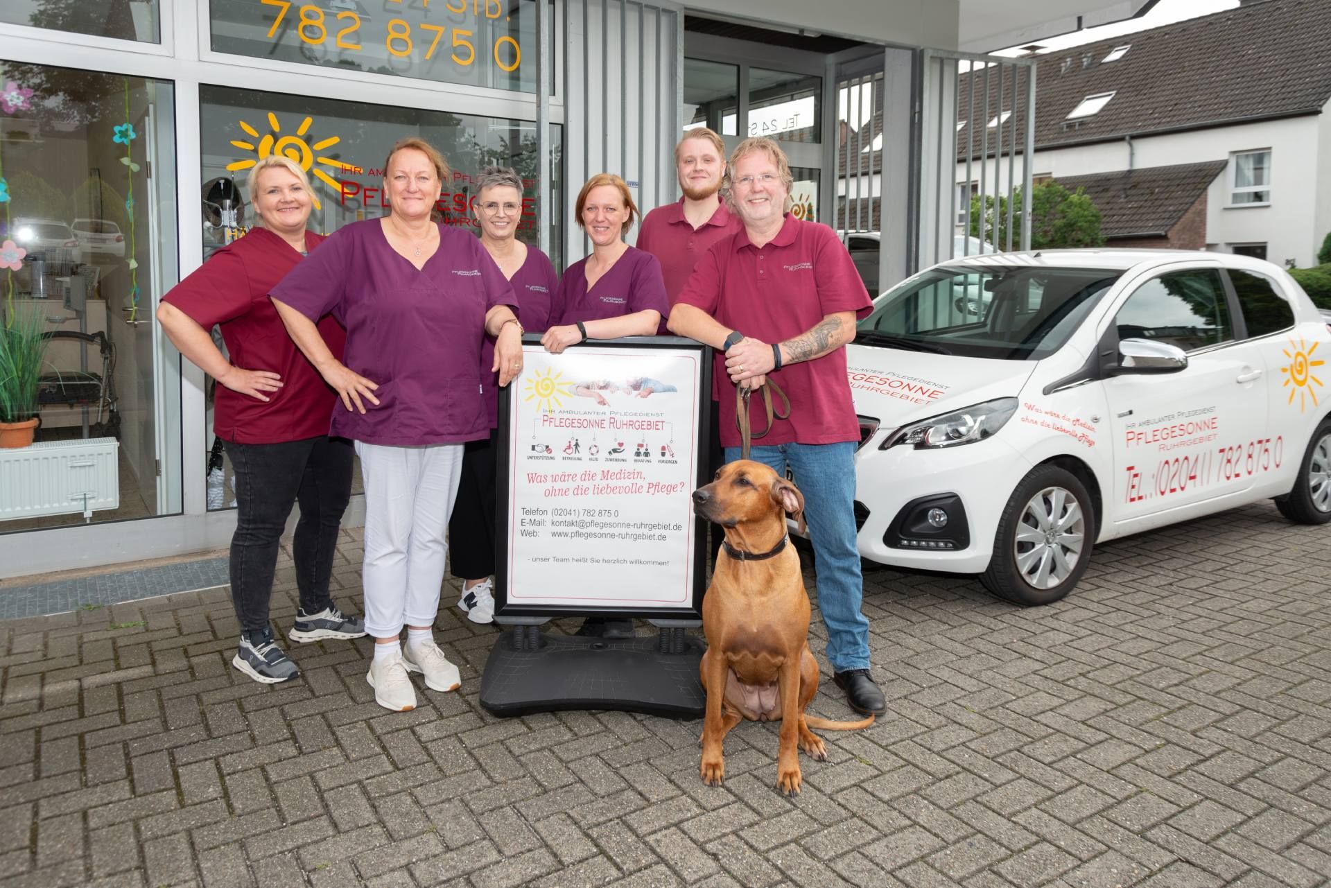 Das Team der Pflegesonne Ruhrgebiet