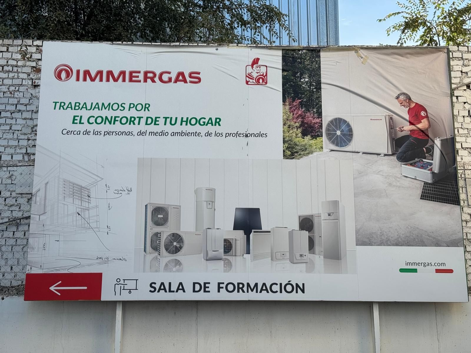 Formación Immergas en Madrid para técnicos de climatización y calefacción