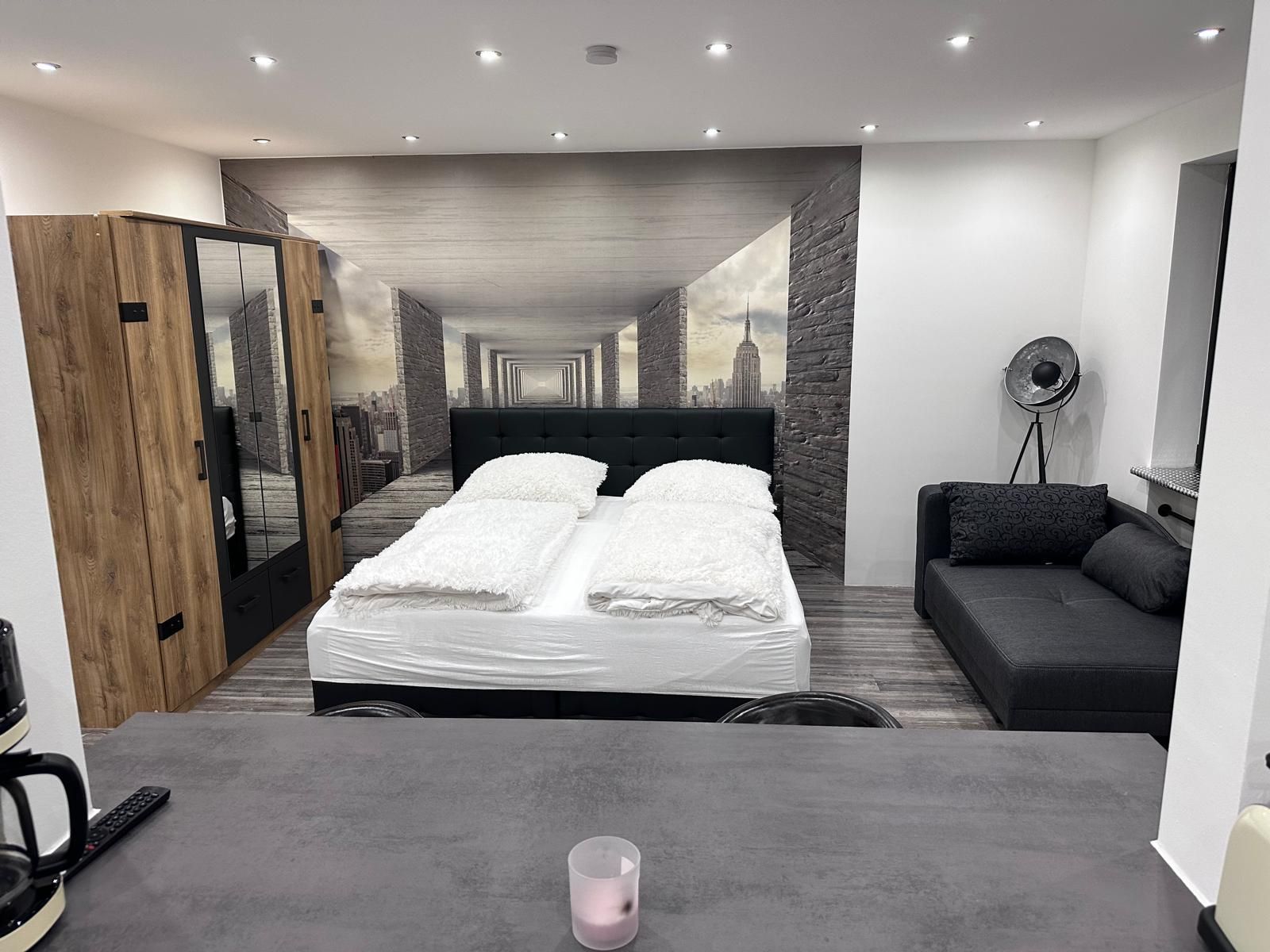 Wohnung in München, Schlafzimmer