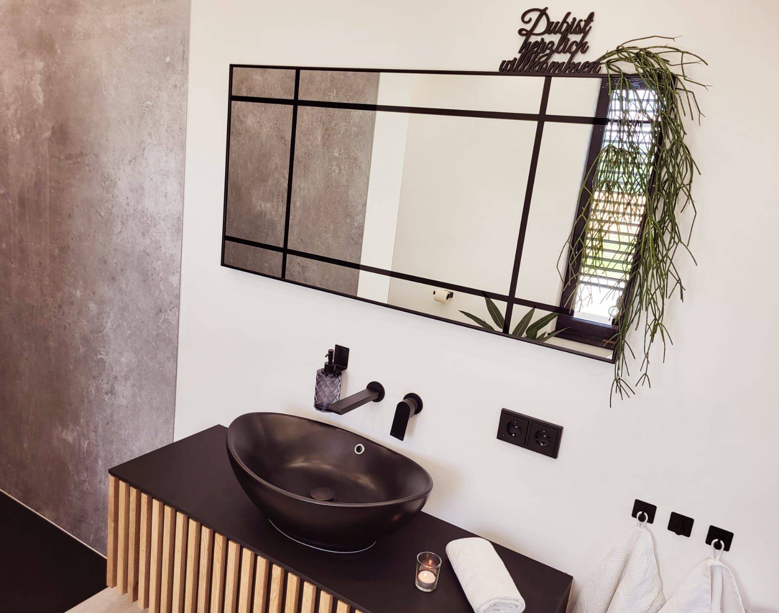 Ferienwohnung Knechtel Cube 4, modernes Bad