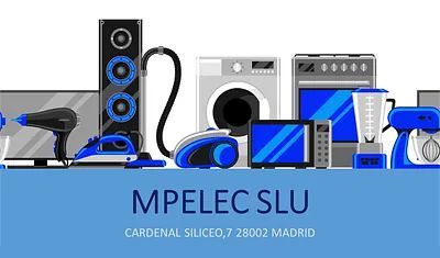 Fila de electrodomésticos azules y grises; MPELC SLU, Cardenal Siliceo, 7, 28002 Madrid.