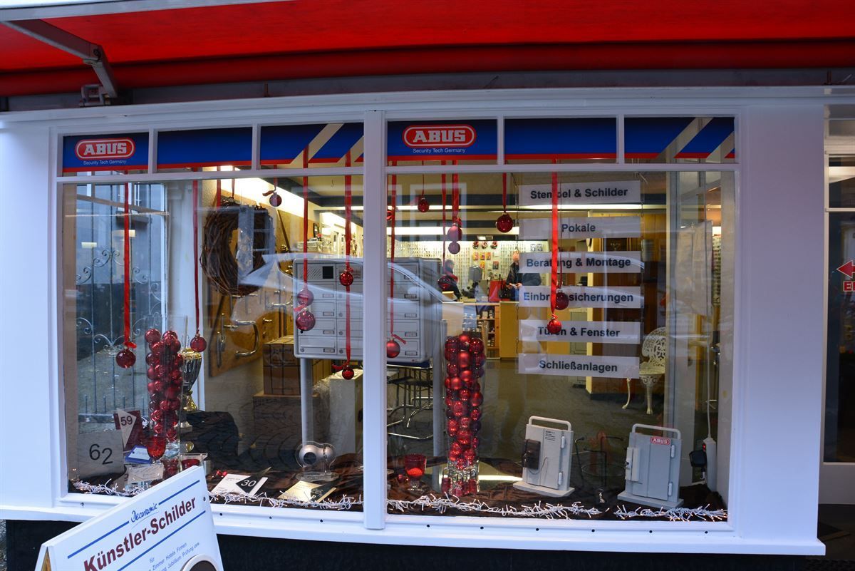 Schlüsseldienst Held Schaufenster