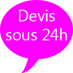 Bulle de dialogue rose 