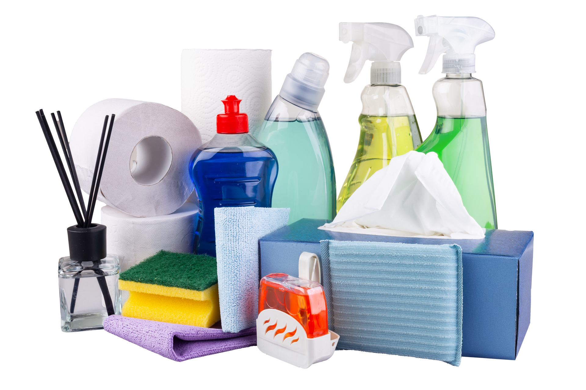 Des produits ménagers