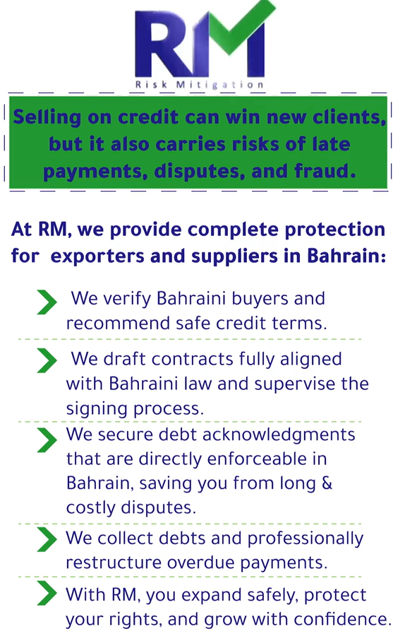 RM for Credit Assessment & Debt Collection verifies buyers, drafts enforceable contracts, and recovers debts safely.