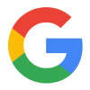 Google-logo ja monivärinen G-kirjain