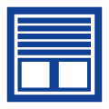 Picto d'une fenêtre avec un volet représentant la vente de volet
